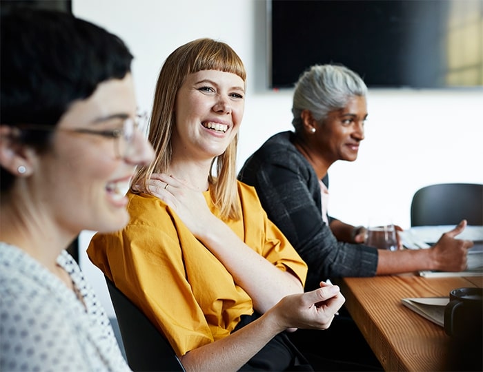 Woman in meeting 