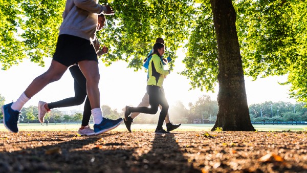 Sports team on a Park Run