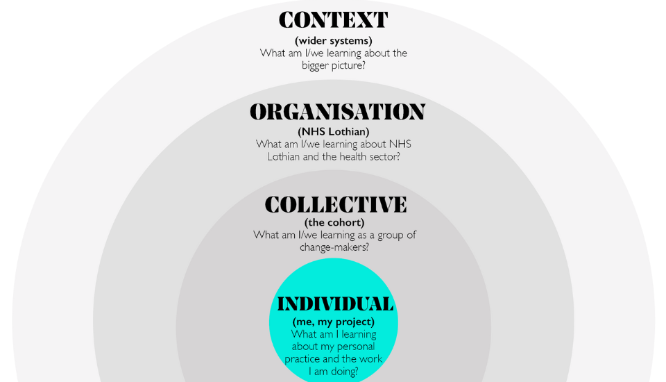 NHS Lothian entrepreneur programme diagram