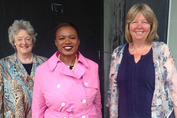 Ann Packard RSA Chair Scotland, Lolita Jackson, RSA US Chair and Pauline Moger RSA Chair, North East of England.