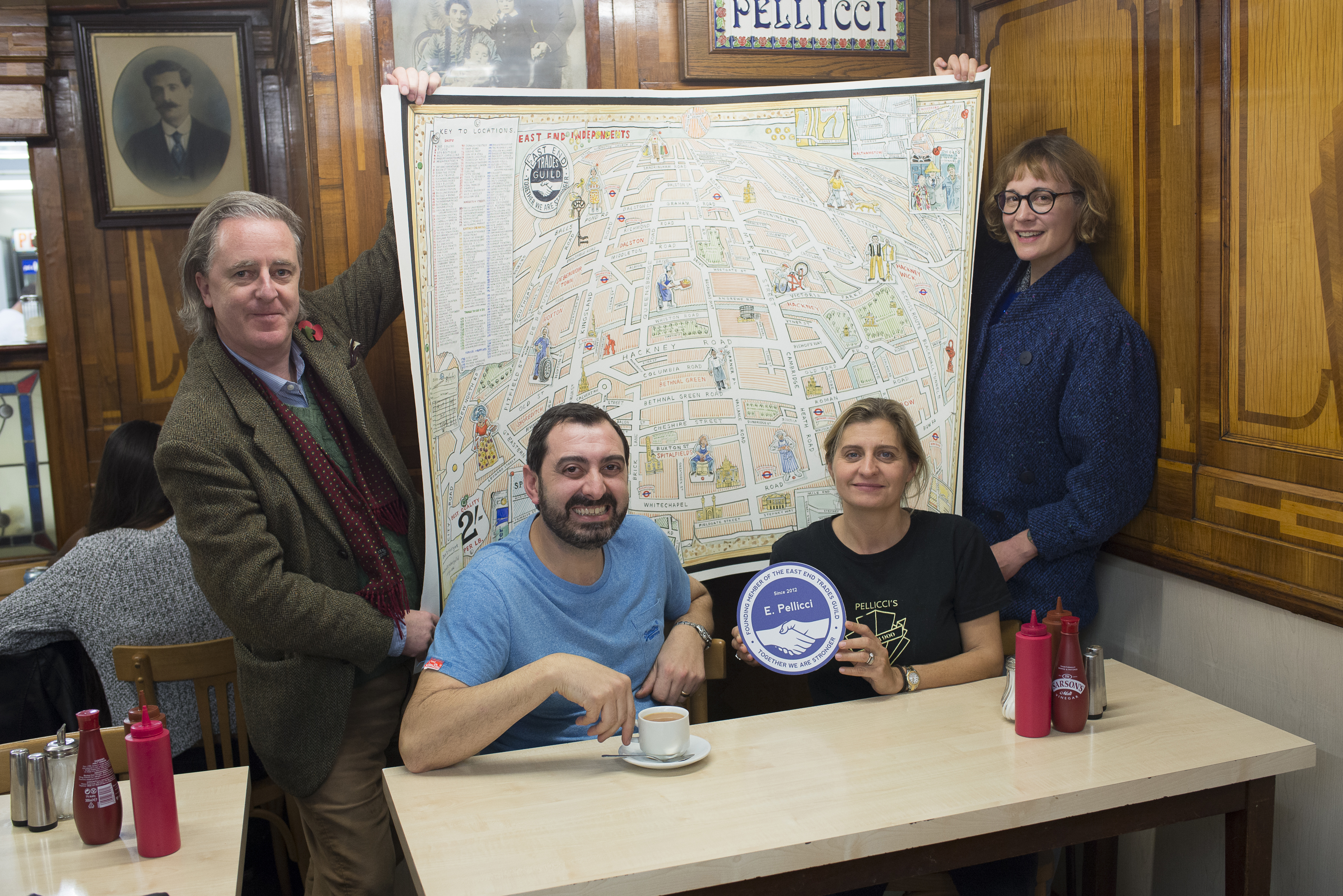 Adam Dant, Anna & Nevio Pellicci, and Krissie Nicholson 